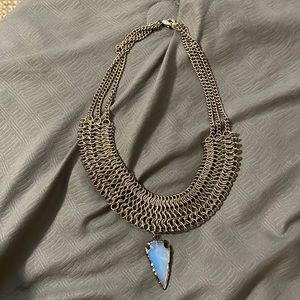 Stone Cooper Arrowhead Necklace